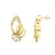 Diamond Earring in 18 kt gold (2.90 gram) with Diamonds (0.27 ct)