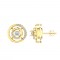 Diamond Earring in 18 kt gold (6.80 gram) with Diamonds (0.59 ct)