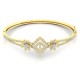 Diamond Bracelet in 18 kt gold (13.40 gram) with Diamonds (1.47 ct)