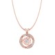 Diamond Pendant in 18 kt gold (4.60 gram) with Diamonds (1.18 ct)