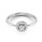 Diamond Ring in 18 kt gold (1.80 gram) with diamond (0.19 ct)