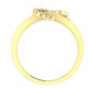 Diamond Ring in 18 kt gold (2.50 gram) with diamond (0.15 ct)