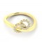 Diamond Ring in 18 kt gold (2.50 gram) with diamond (0.15 ct)